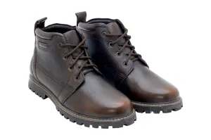 Mens Leather Casual Boot Shoe 57531