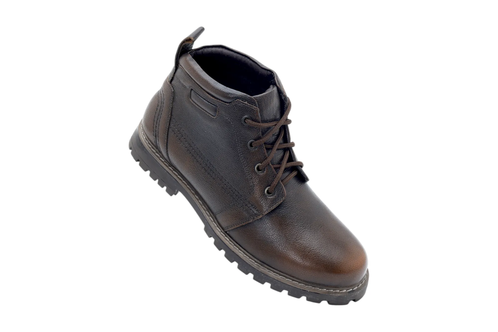 Mens Leather Casual Boot Shoe 57531