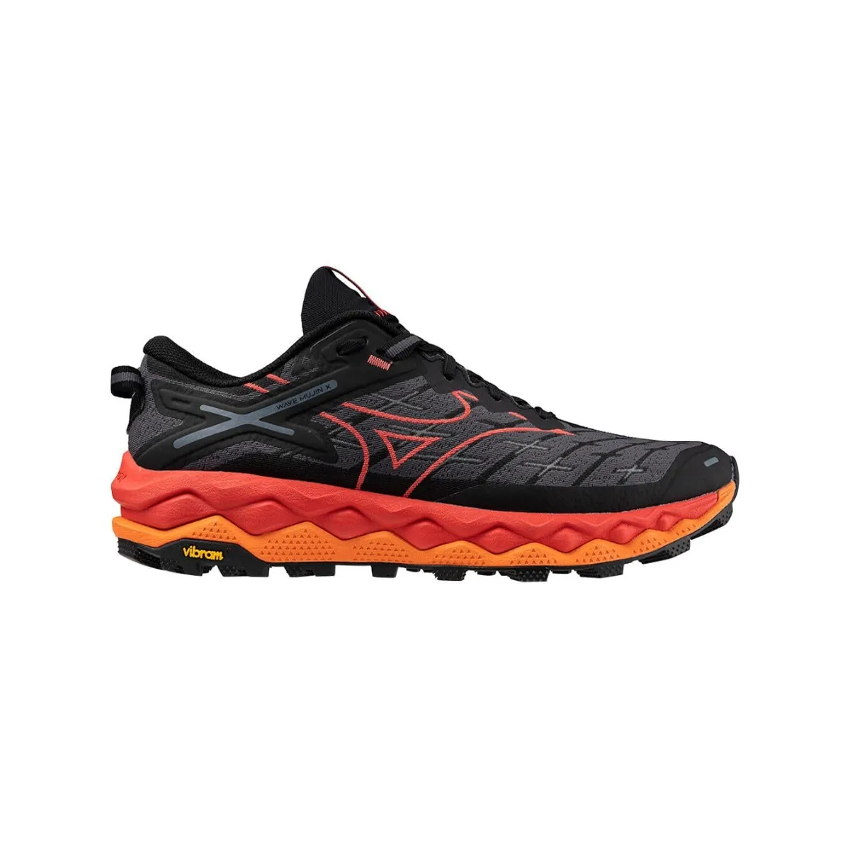 Mizuno Wave Mujin 10 Black Orange SS24 Sneakers