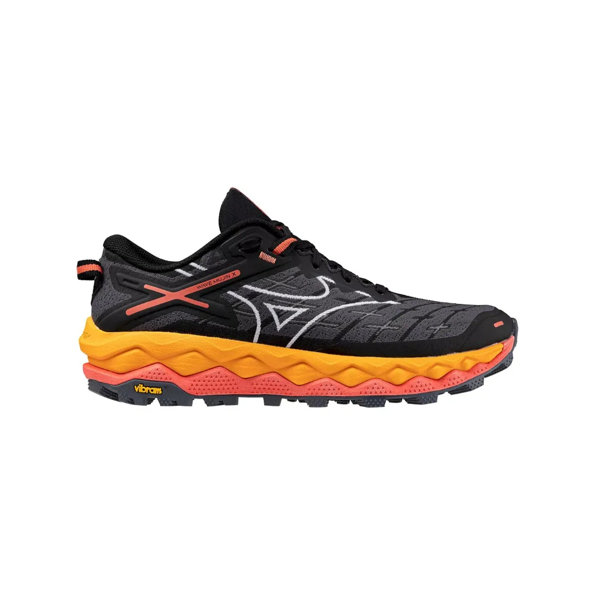 Mizuno Wave Mujin 10 Black Orange SS24 Women's Sneakers