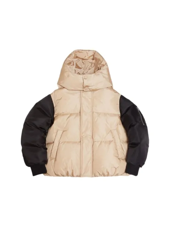 MM6 Maison Margiela   Colorblock nylon puffer jacket 