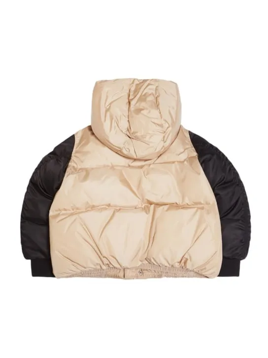 MM6 Maison Margiela   Colorblock nylon puffer jacket 