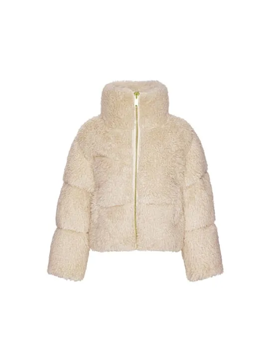 Molo   Polyester teddy puffer jacket 