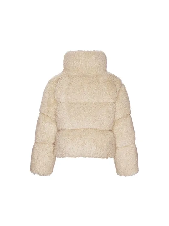 Molo   Polyester teddy puffer jacket 