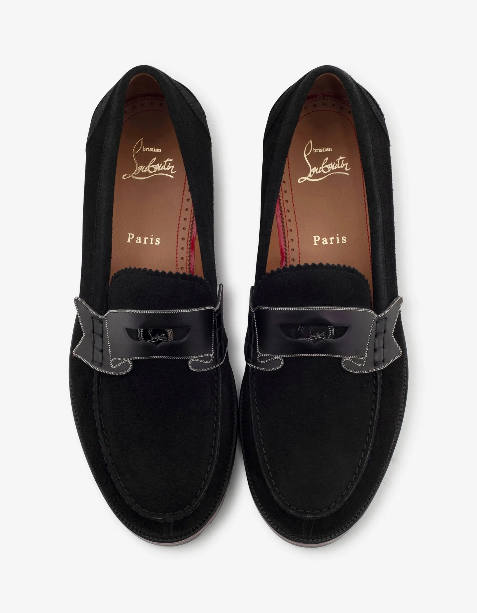 Monocroc Black Crosta Wax Penny Loafers -