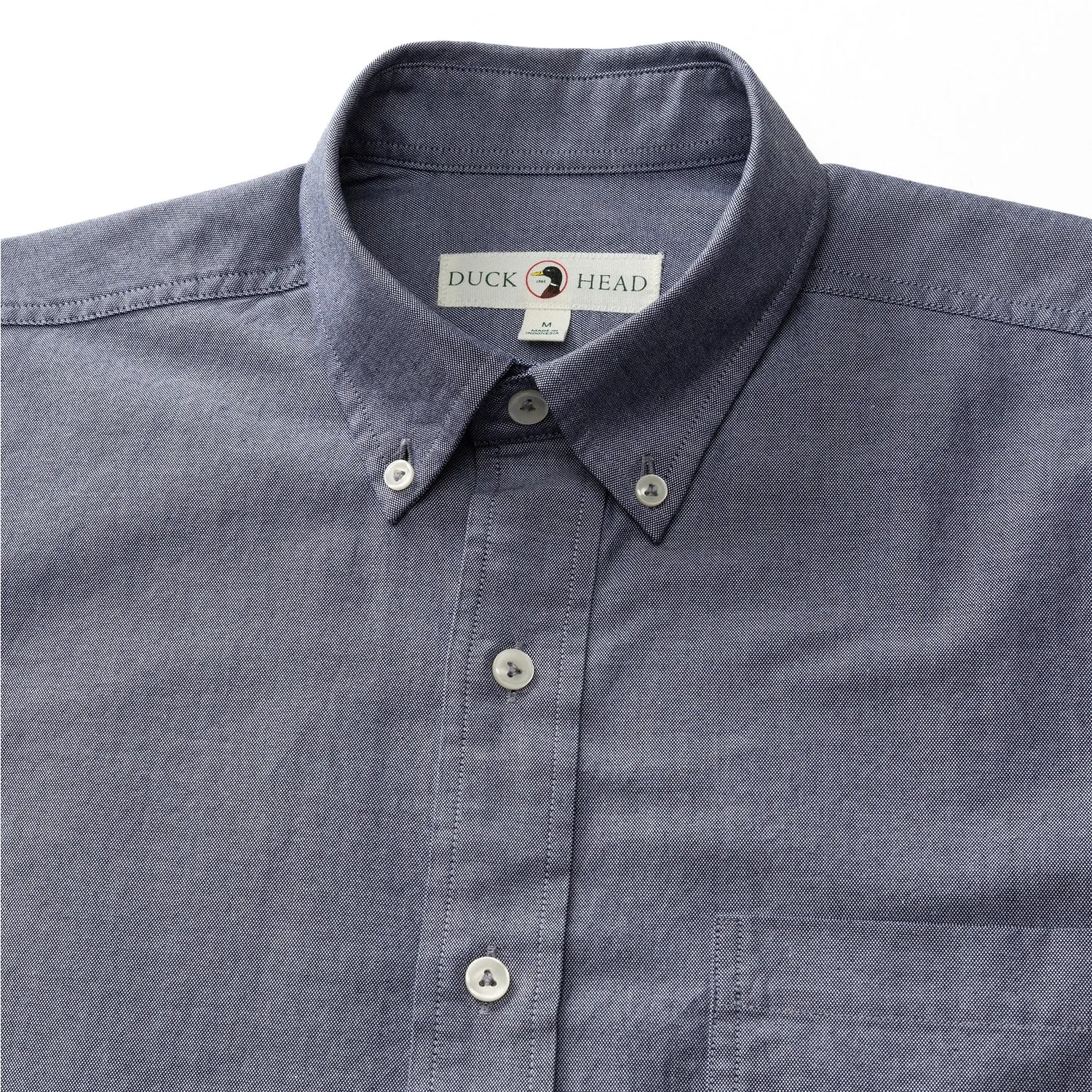 Morris Solid Cotton Oxford Sport Shirt