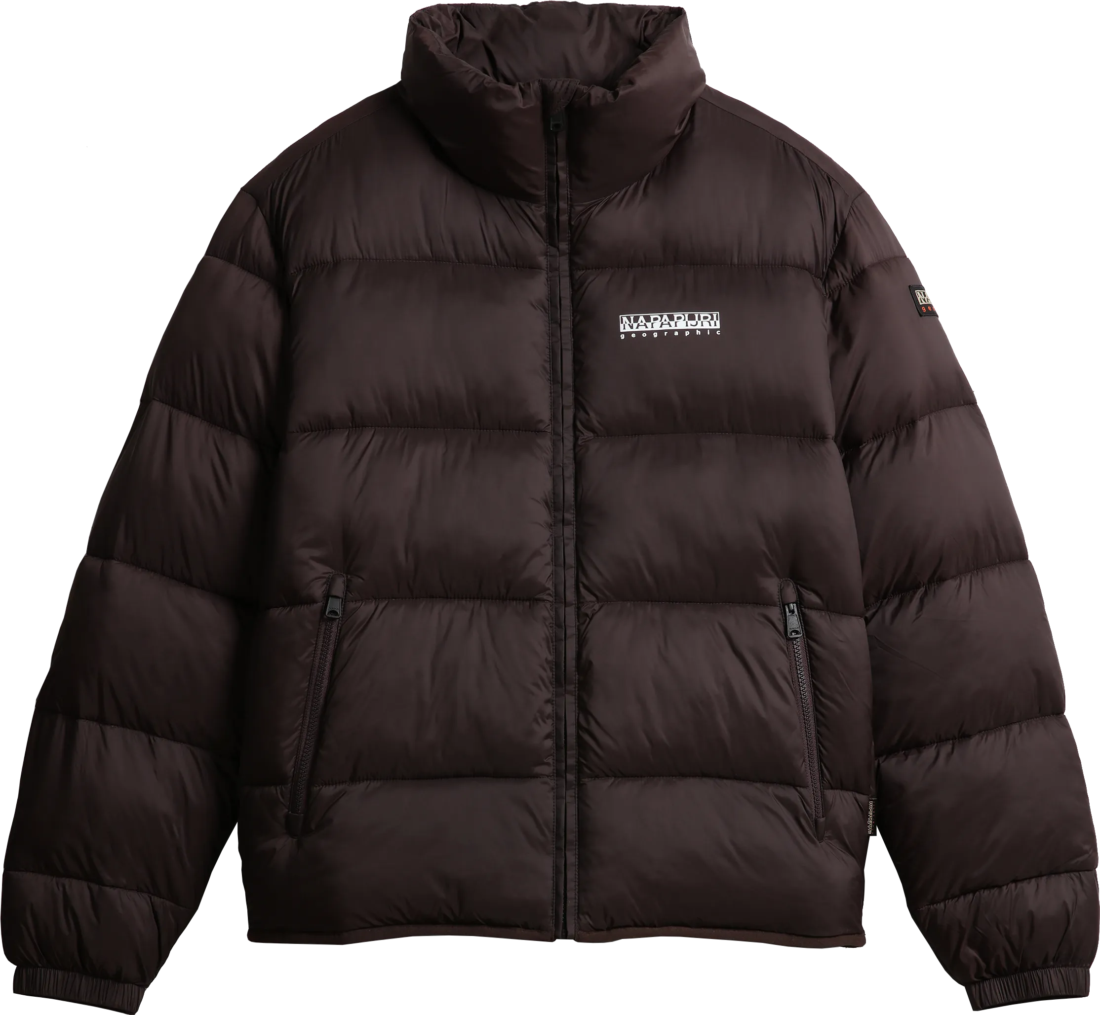 Napapijri Men&#x27;s Suomi Puffer Jacket Brown Ebony | Buy Napapijri Men&#x27;s Suomi Puffer Jacket Brown Ebony here | Outnorth