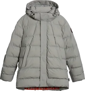 Napapijri Men&#x27;s Thermo Puffer Long Jacket 20-22 Gray Ghost | Buy Napapijri Men&#x27;s Thermo Puffer Long Jacket 20-22 Gray Ghost here | Outnorth