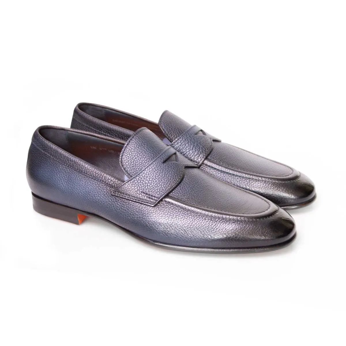 Navy Blue Penny Loafer