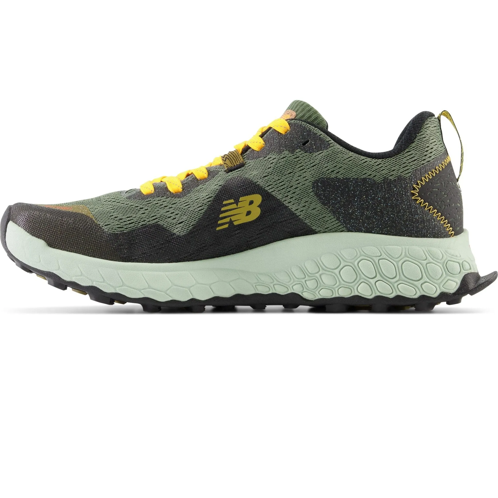 New Balance Men's Fresh Foam X Hierro v7 Trail Running Shoes - Olive - ONLINE STORE CREDIT/EXCHANGE ONLY