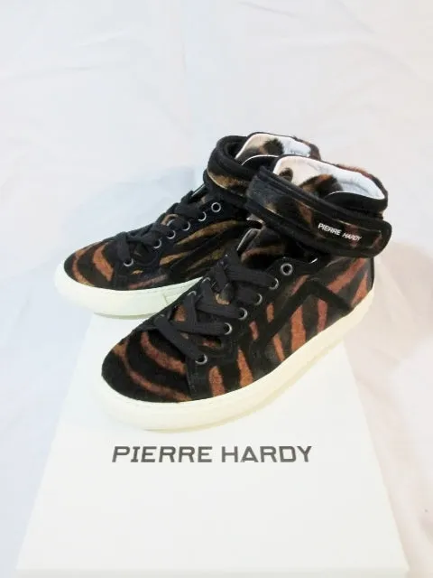 NEW Womens PIERRE HARDY HAIRY CALF TIGER Sneaker TRAINER Shoe 36 6 Sport