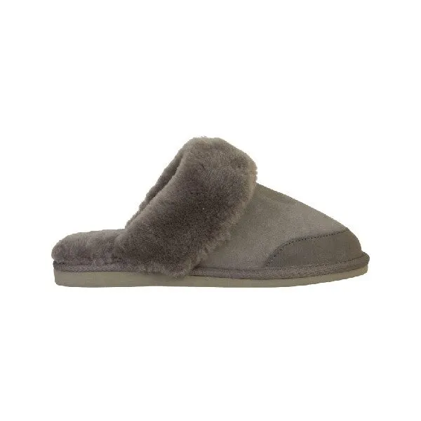 New Zealand Boots Open Slipper Grey Women