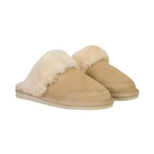 New Zealand Boots Open Slipper Sand Women