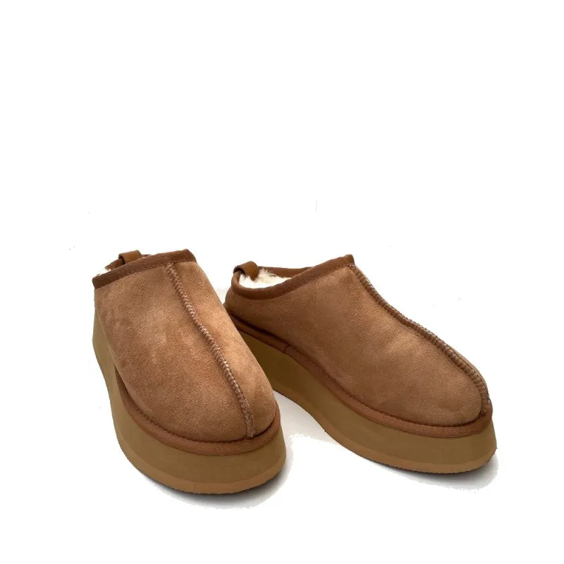 New Zealand Boots PLATEAU CLOG COGNAC