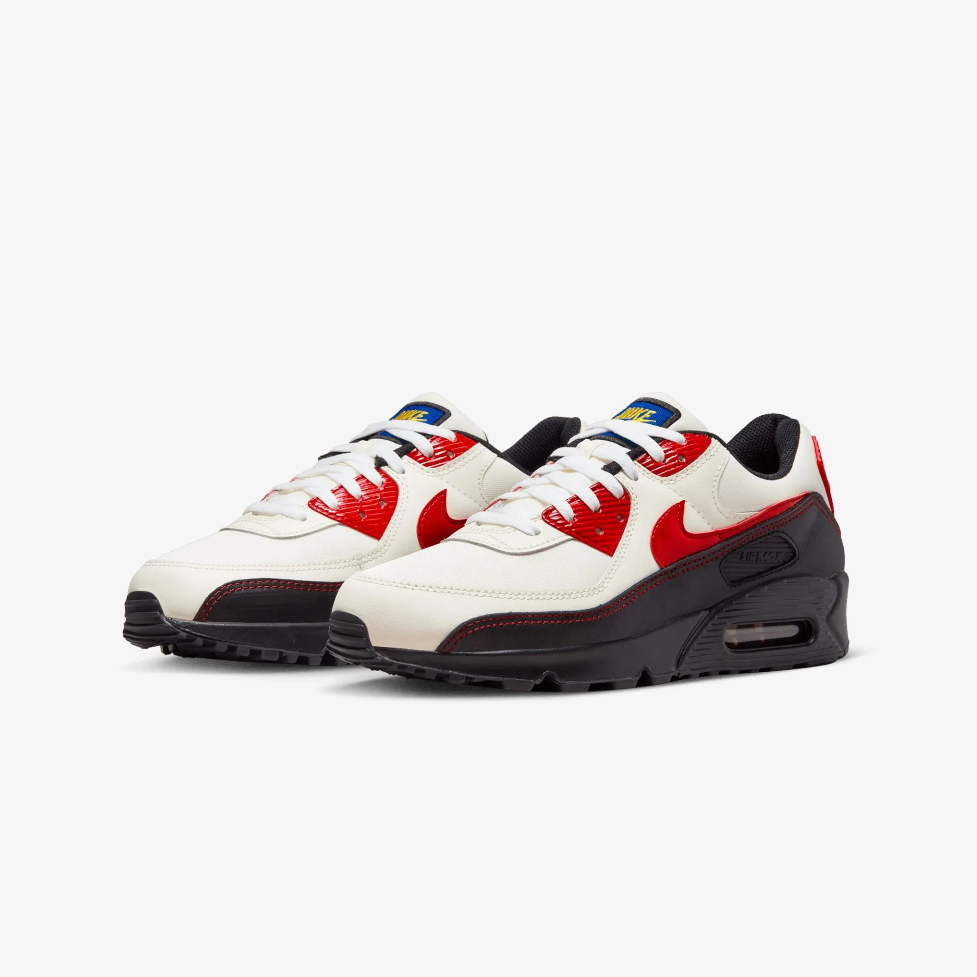 Nike | AIR MAX 90 SE  { SAIL / UNIVERSITY RED