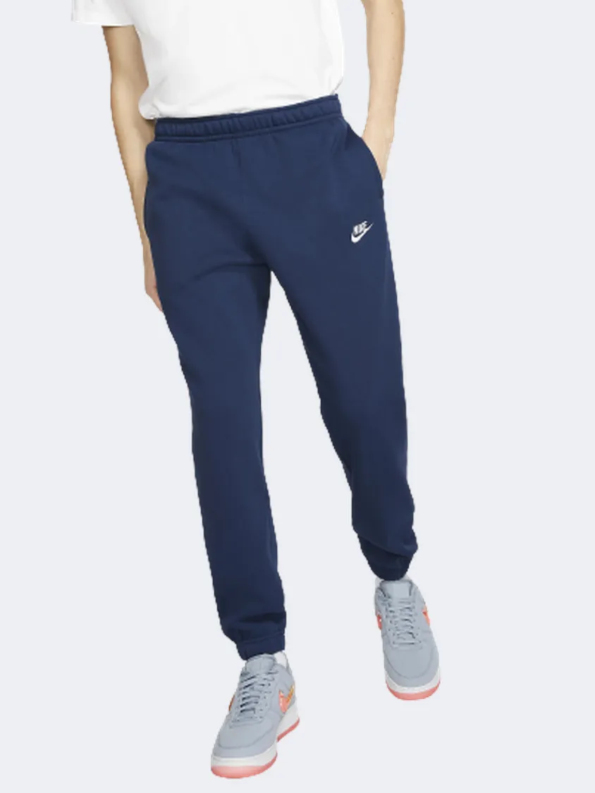 Nike Club Fleece Men Lifestyle Pant Midnight Navy/White