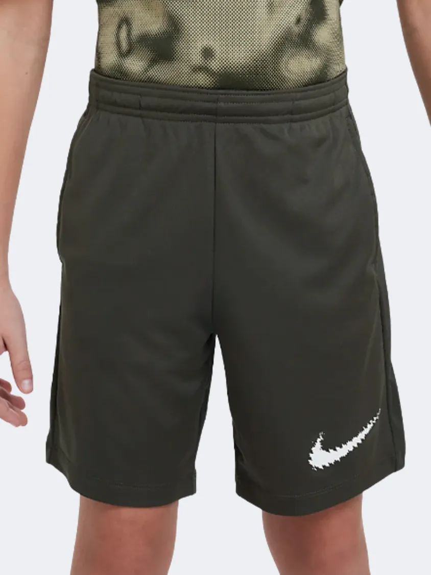 Nike Dri-Fit Trophy23 Boys Training Short Cargo Khaki