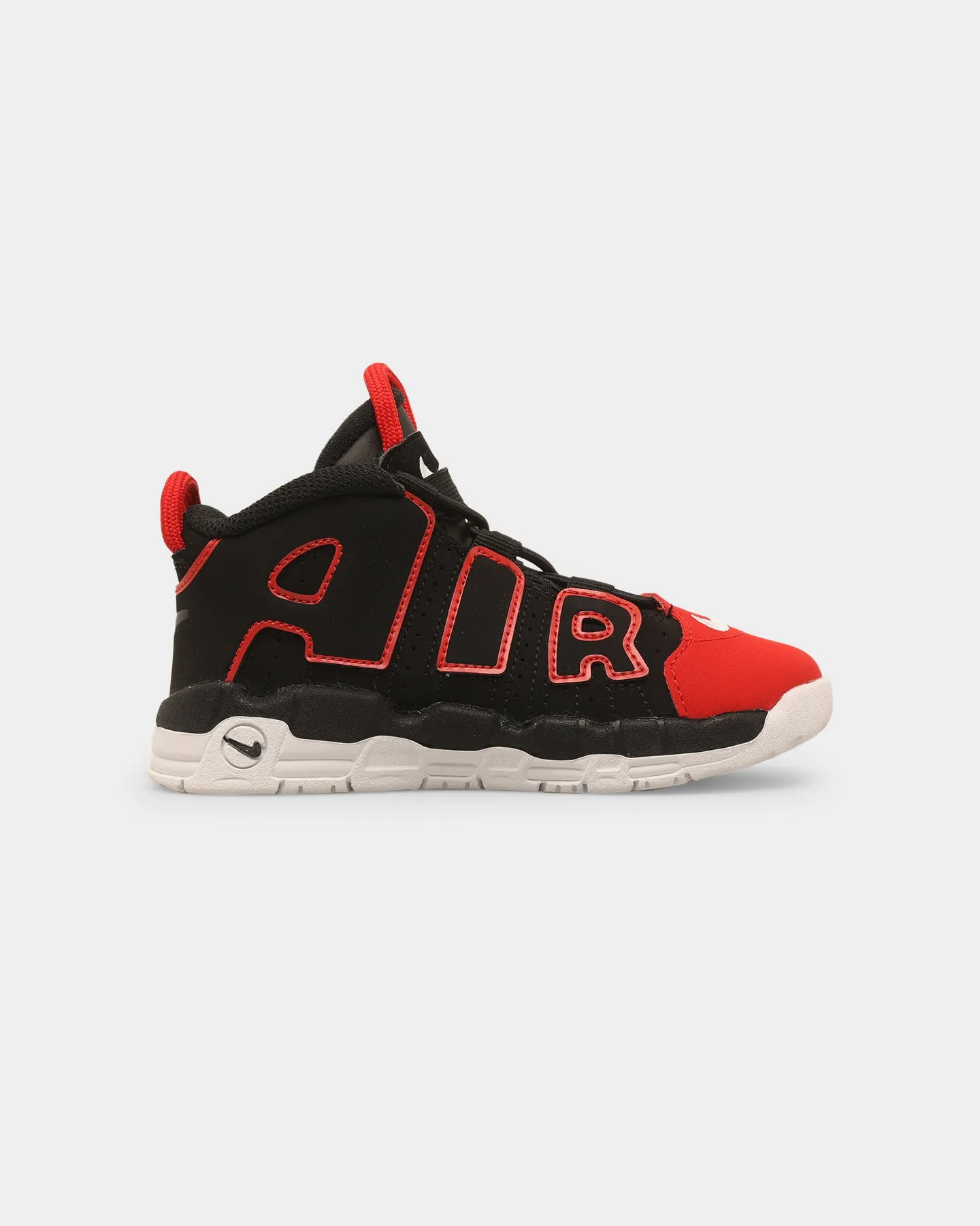 Nike Infants' Air More Uptempo Black/White-University Red