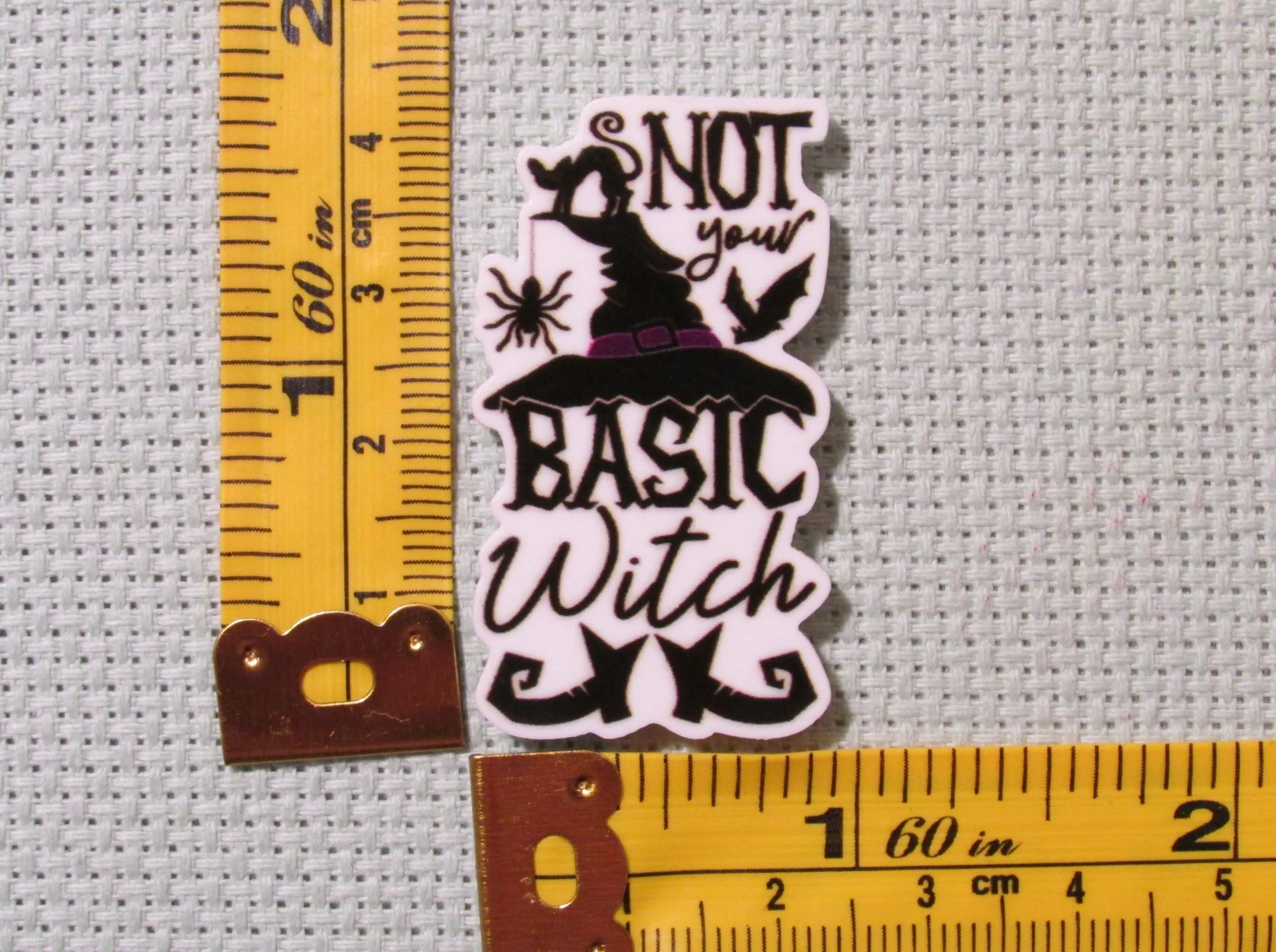 Not Your Basic Witch Needle Minder, Cover Minder, Magnet