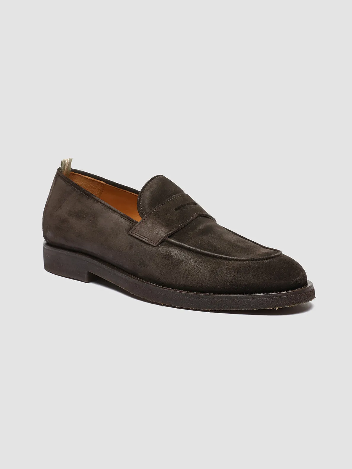 OPERA FLEXI 101 - Brown Suede Penny Loafers