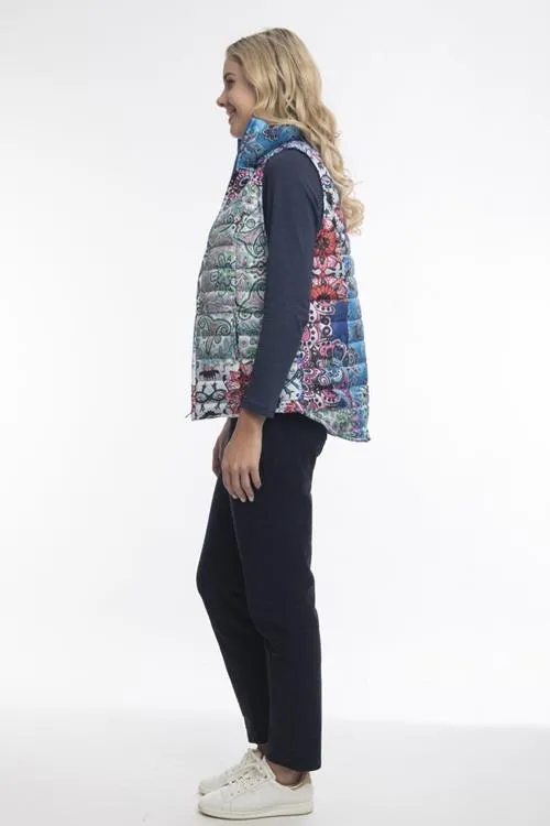 Orientique Australia Reversible Puffer Vest #3242