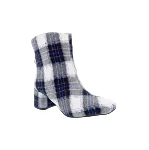 Penny Loves Kenny Tuck Women Boot In White Plaid