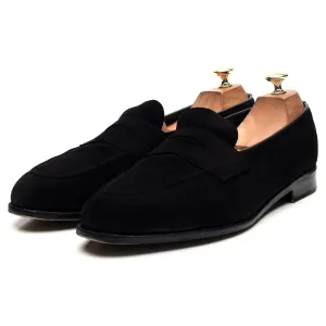 'Piccadilly' Black Suede Loafers UK 10 E