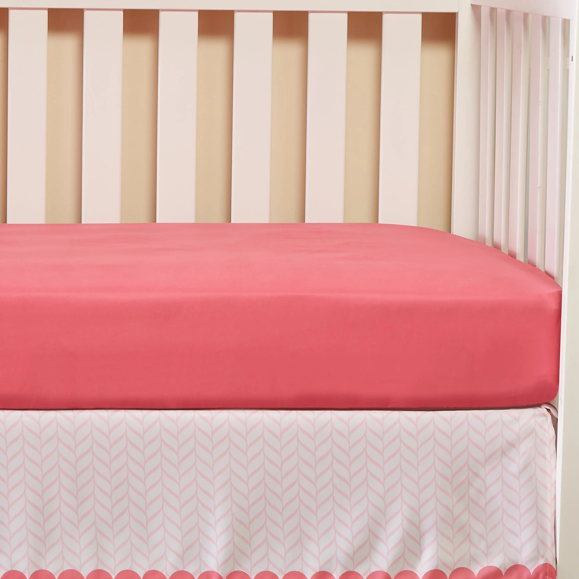 Precious Moments Girls 2 Pack Fitted Crib Sheet