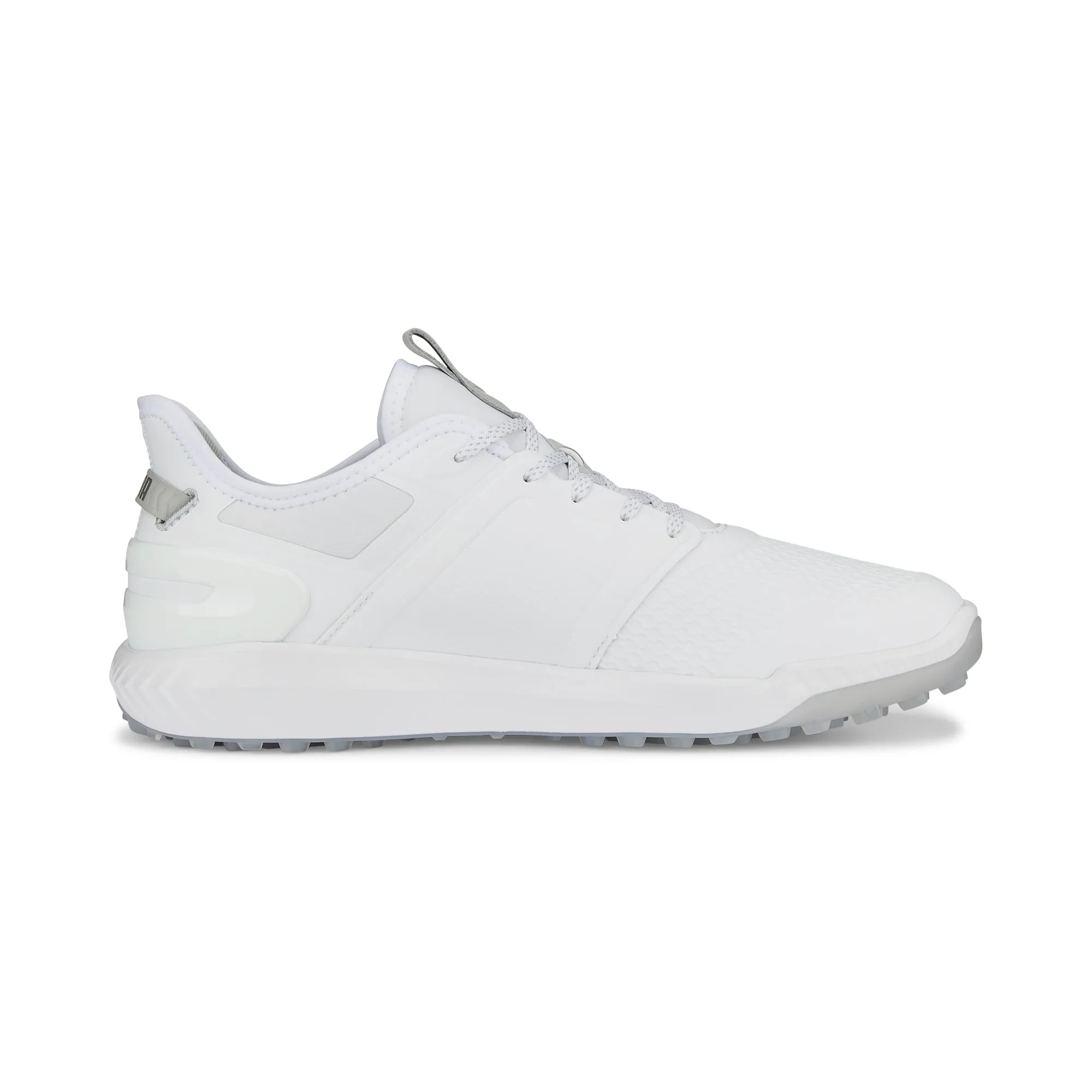 Puma Men's Ignite Elevate Wide Spikeless Golf Shoes - White/Silver