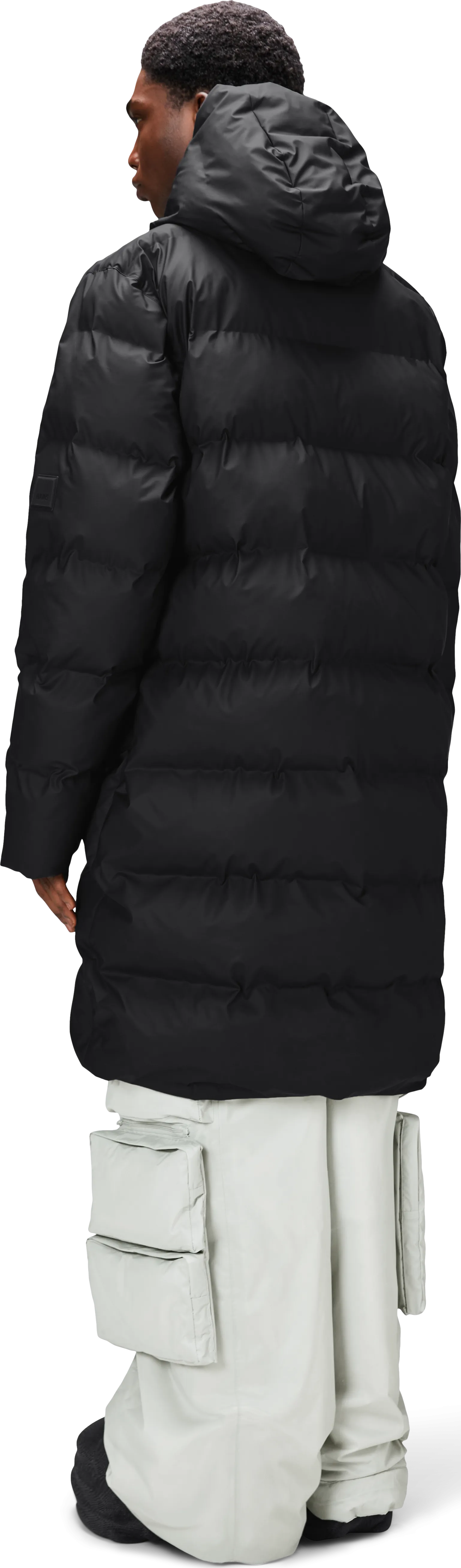 Rains Unisex Alta Long Puffer Jacket Black | Buy Rains Unisex Alta Long Puffer Jacket Black here | Outnorth