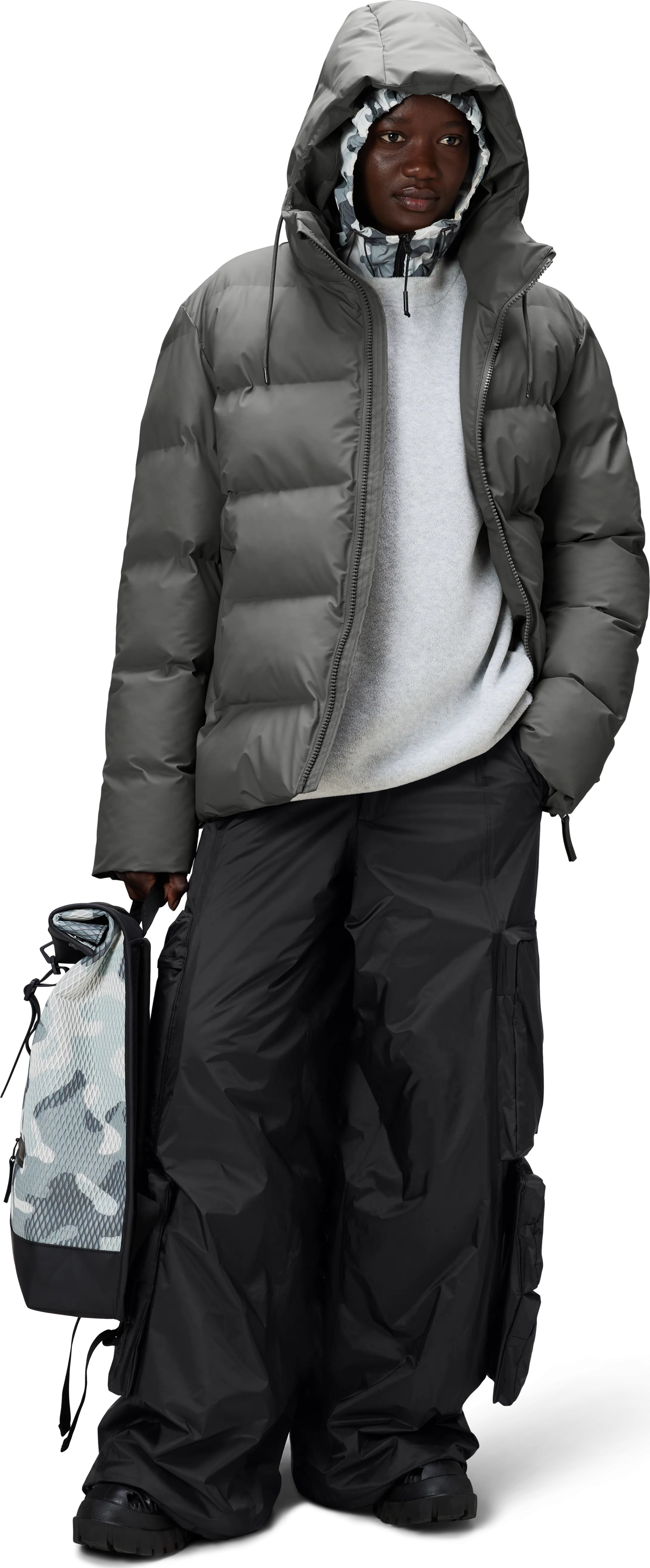 Rains Unisex Alta Puffer Jacket Grey | Buy Rains Unisex Alta Puffer Jacket Grey here | Outnorth