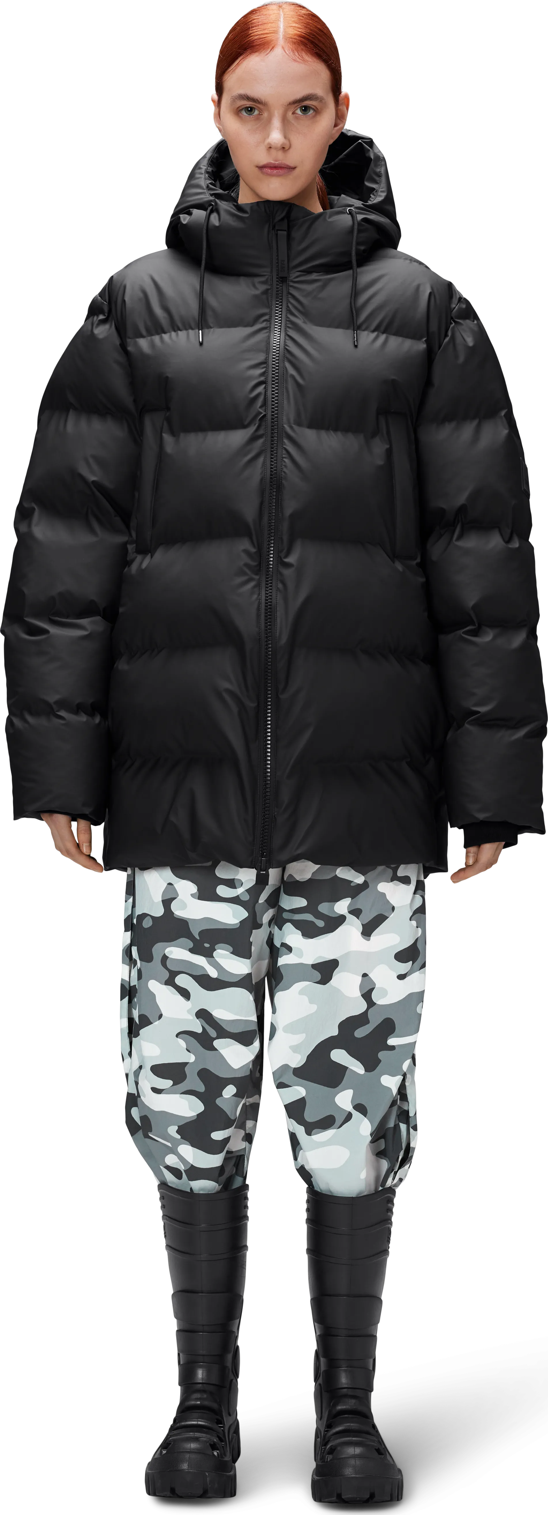 Rains Unisex Alta Puffer Parka Black | Buy Rains Unisex Alta Puffer Parka Black here | Outnorth