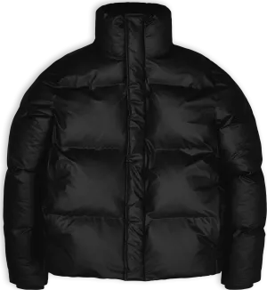 Rains Unisex Boxy Puffer Jacket Black | Buy Rains Unisex Boxy Puffer Jacket Black here | Outnorth