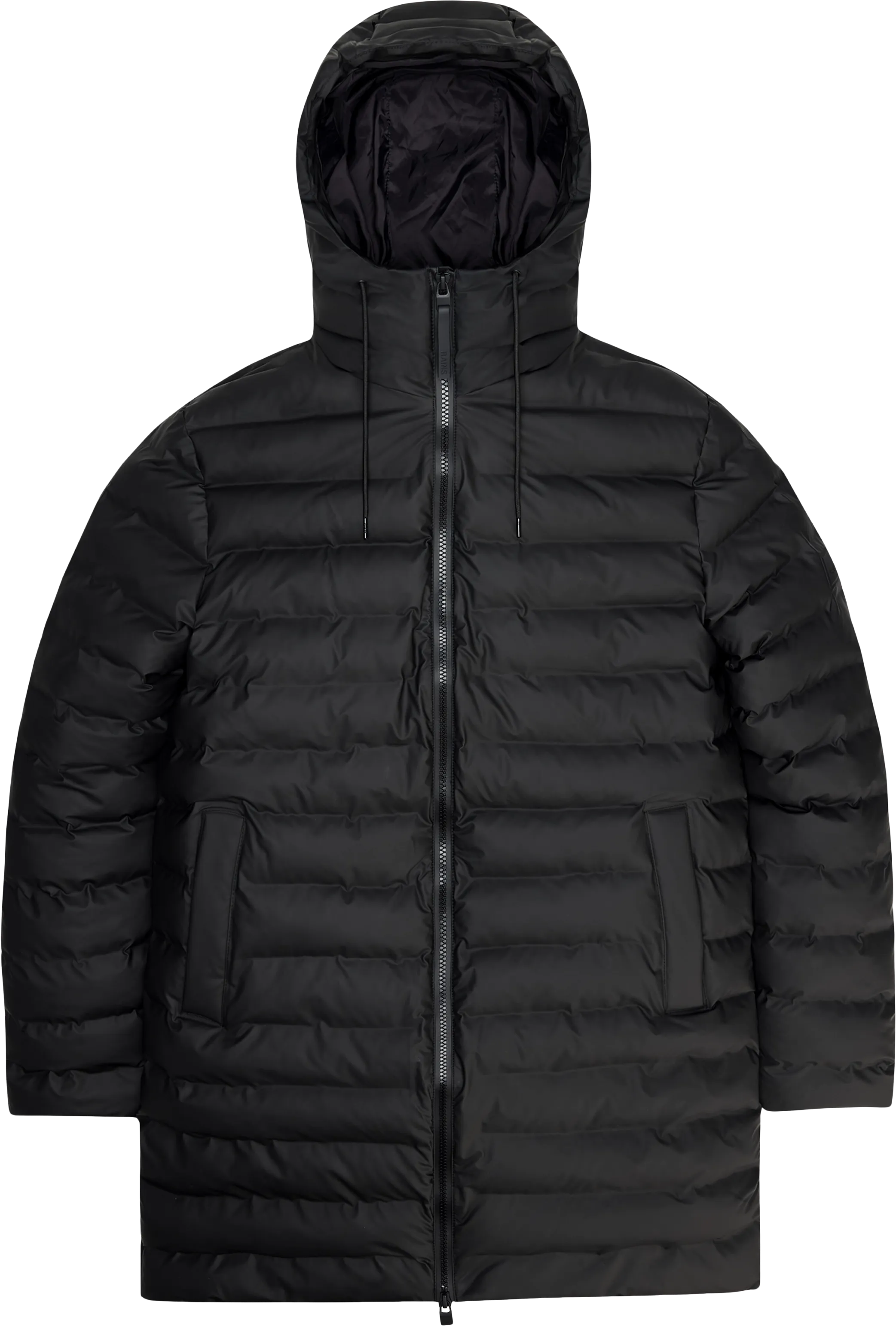 Rains Unisex Lohja Long Puffer Jacket W3T3 Black | Buy Rains Unisex Lohja Long Puffer Jacket W3T3 Black here | Outnorth