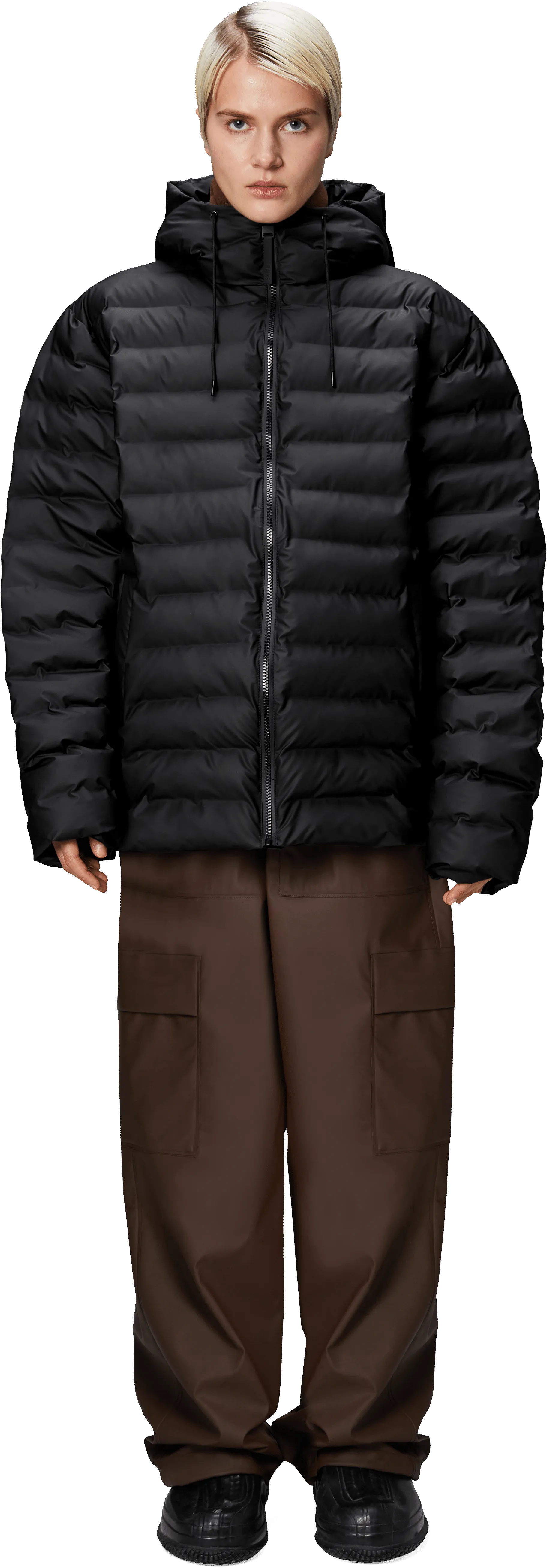 Rains Unisex Lohja Puffer Jacket W3T2 Black | Buy Rains Unisex Lohja Puffer Jacket W3T2 Black here | Outnorth