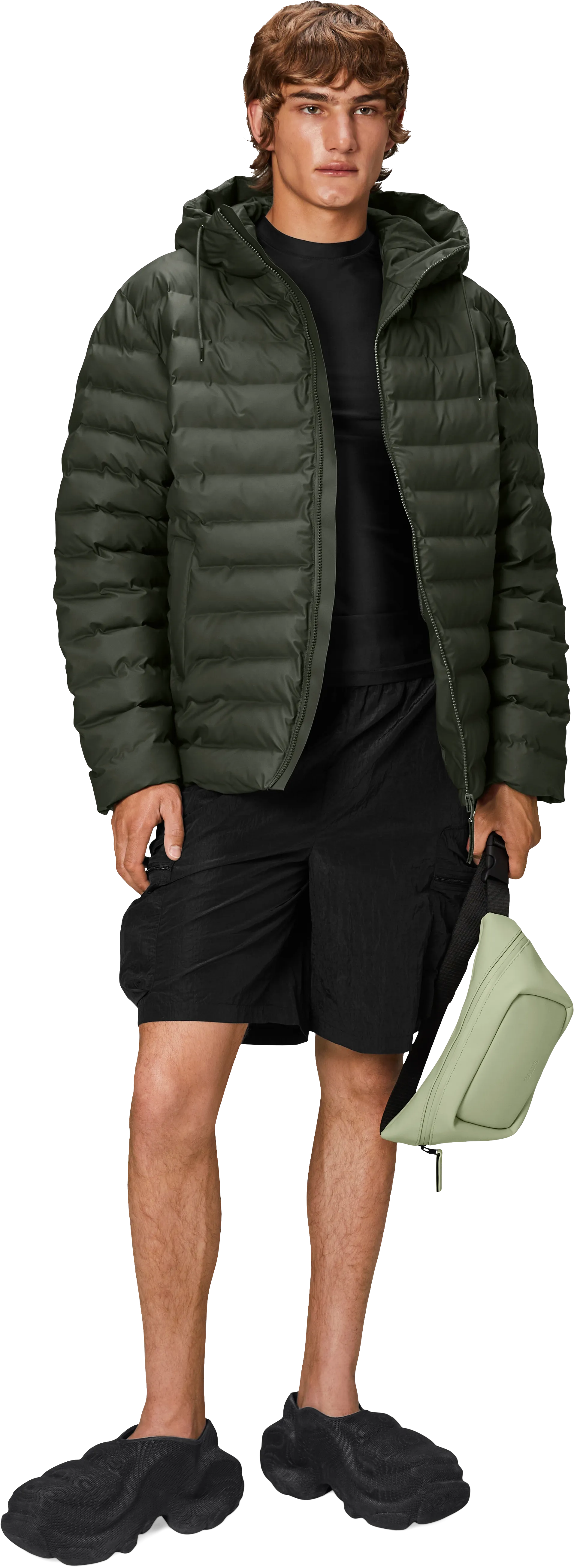 Rains Unisex Lohja Puffer Jacket W3T2 Green | Buy Rains Unisex Lohja Puffer Jacket W3T2 Green here | Outnorth