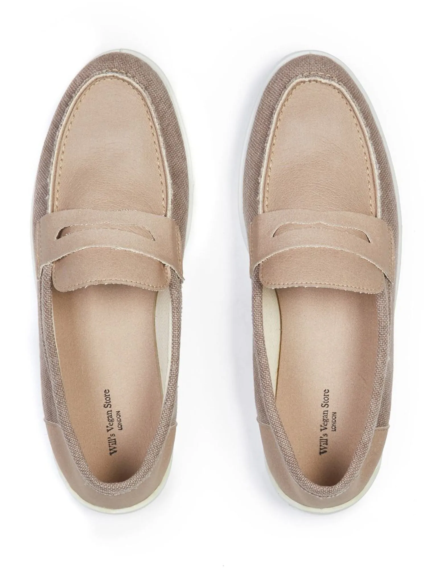 Recycled Espadrille Penny Loafers