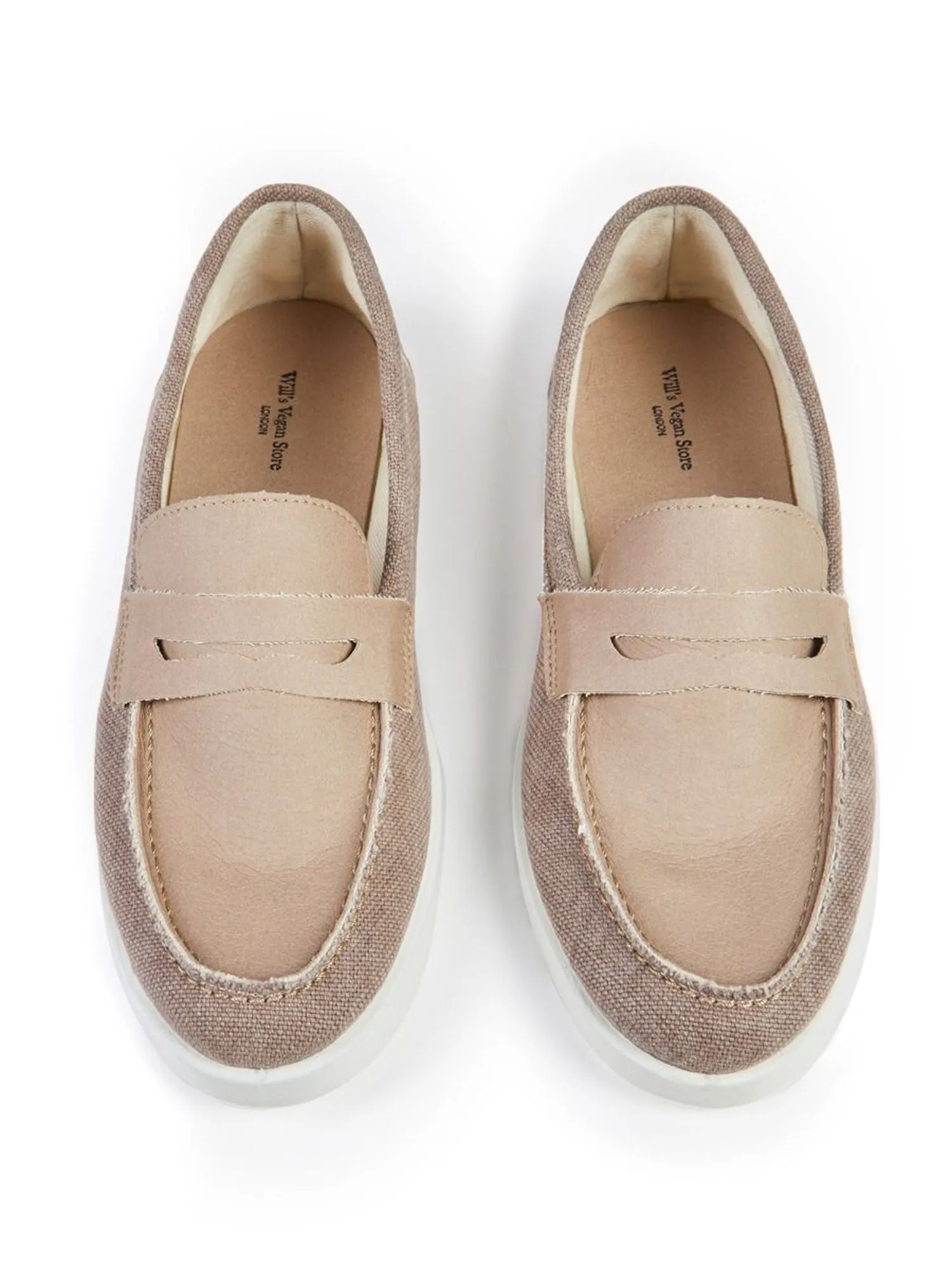 Recycled Espadrille Penny Loafers