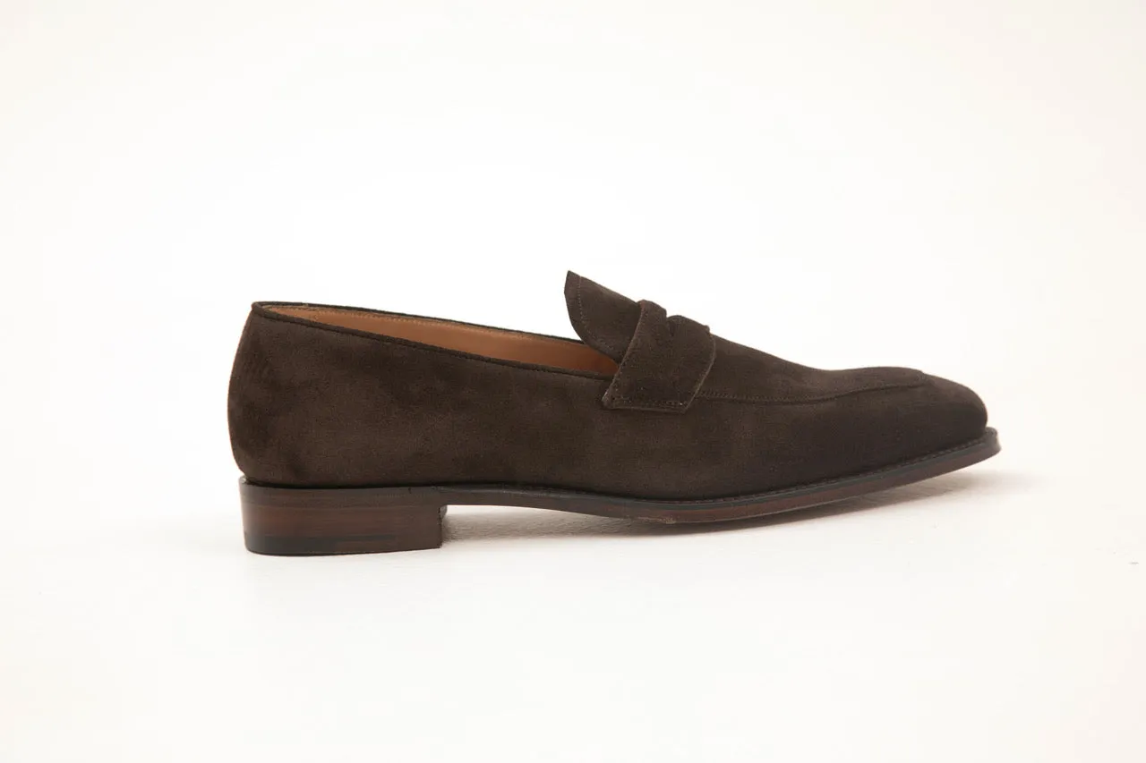 Regent - 'Henry George' Split-Toe Penny Loafer - Plough Suede