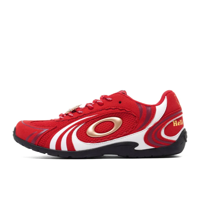 Retro Style Red German Training Sneakers KI633