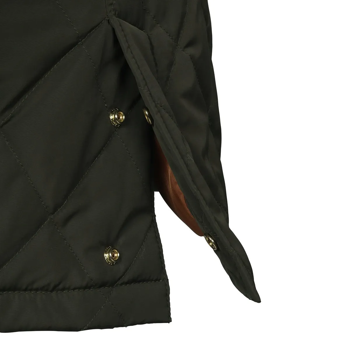 Safari Green Puffer Jacket by Brune & Bareskin