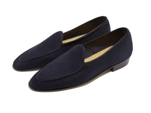 Sagan Classic Loafers in Midnight Navy Asteria Suede