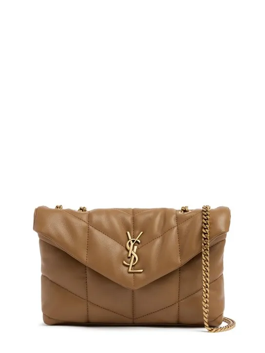 Saint Laurent   Mini Toy Puffer leather shoulder bag 