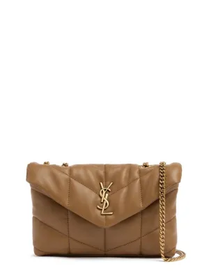 Saint Laurent   Mini Toy Puffer leather shoulder bag 