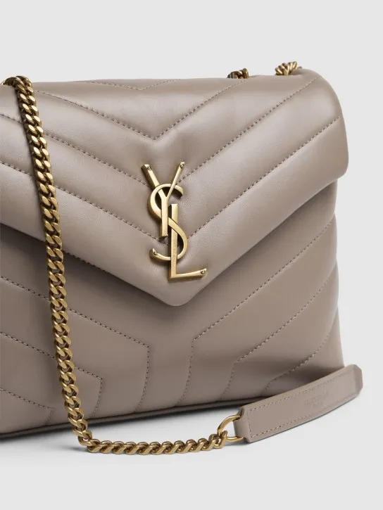 Saint Laurent   Small Loulou puffer leather bag 