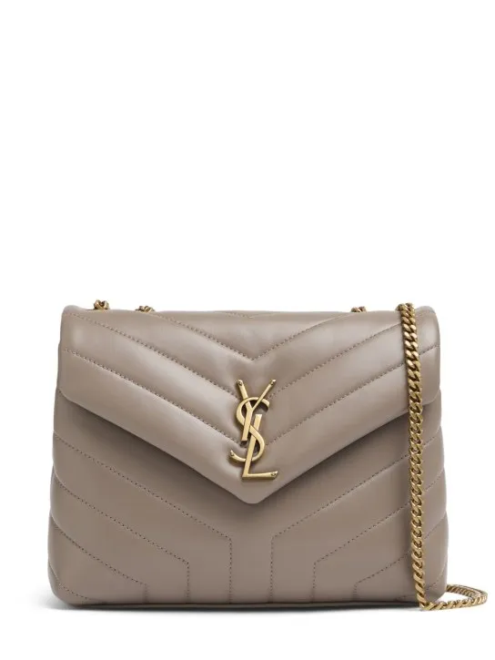 Saint Laurent   Small Loulou puffer leather bag 