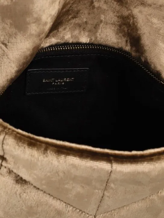 Saint Laurent   Small Puffer viscose blend shoulder bag 