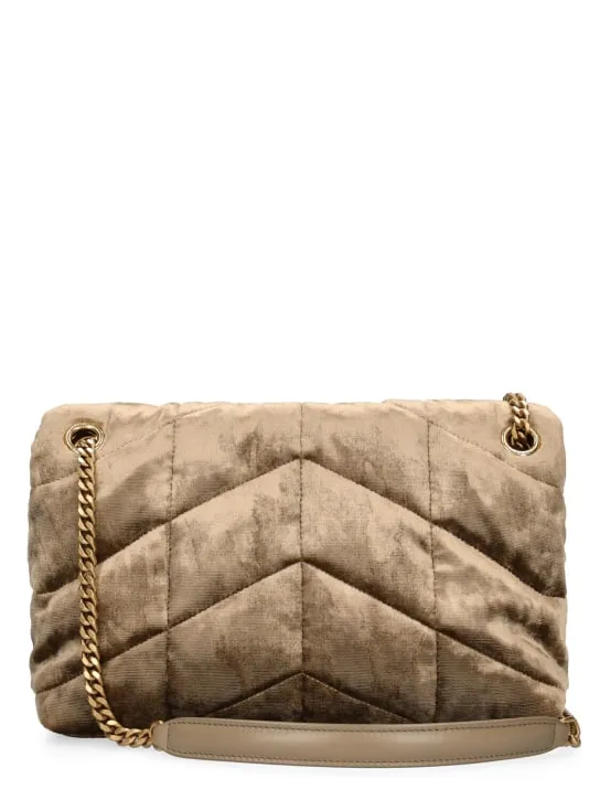 Saint Laurent   Small Puffer viscose blend shoulder bag 