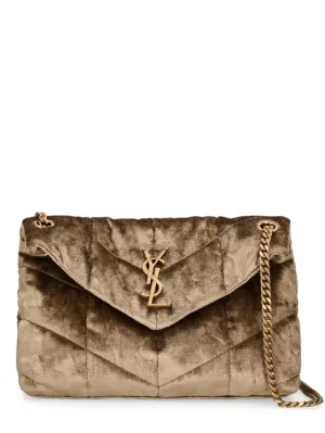 Saint Laurent   Small Puffer viscose blend shoulder bag 