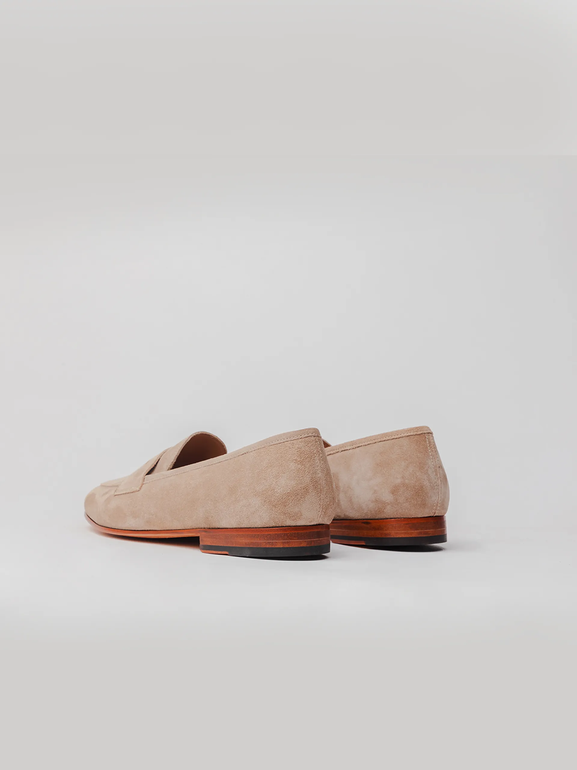 San Penny Loafer - Beige Suede